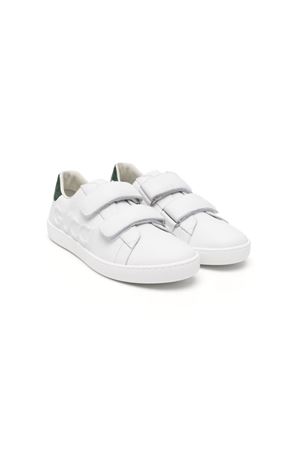 white lather sneakers GUCCI KIDS | 793052AADOV9054